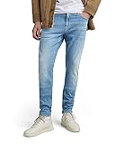 G-STAR RAW Herren Revend Skinny Jeans, Blau (lt indigo aged 51010-8968-8436), 34W / 32L