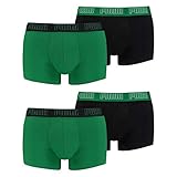 PUMA Herren Shortboxer Unterhosen Trunks 4er Pack, Wäschegröße:XL, Artikel:-004 Amazon Green