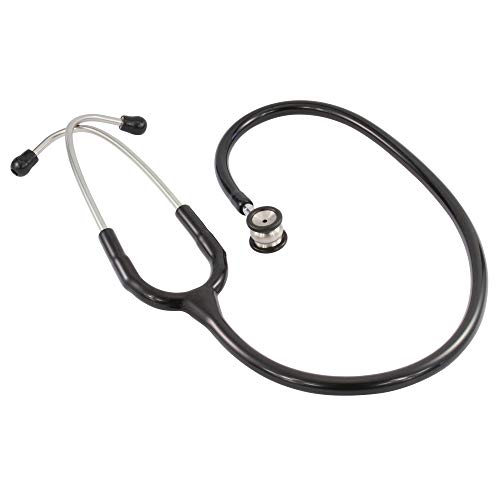ratiomed Stethoskop Edelstahl für Babys, Farbe:Schwarz