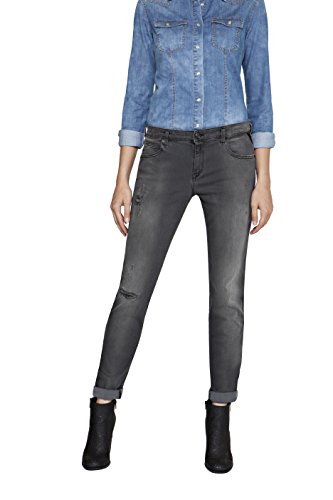 Replay Damen Slim Jeans Katewin Hyperflex, Grau (Dark Grey Denim 10), W26/L30 (Herstellergröße: 26)