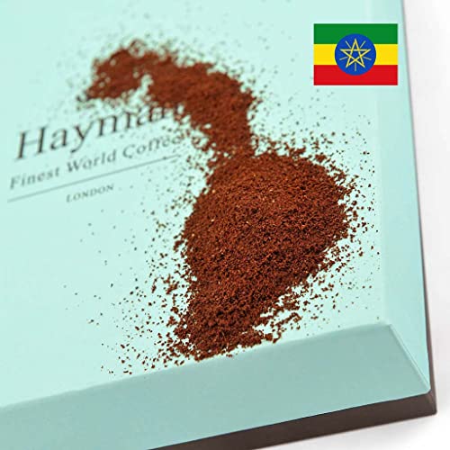 100% Yirgacheffe Kaffee aus Äthiopien - Gemahlener Kaffee - Einer der besten Kaffees der Welt, frisch geröstet und gemahlen für Sie! (Schachtel mit 340g/12oz)