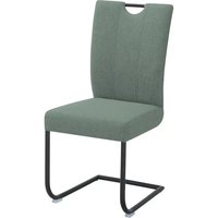 Polsterschwingstuhl - blau - Stühle > Esszimmerstühle - Möbel Kraft