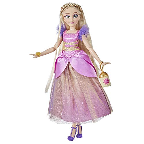Disney Prinzessin Style Serie 10 Rapunzel, Moderne Modepuppe mit Kleidung und Accessoires, für Mädchen ab 6 Jahren