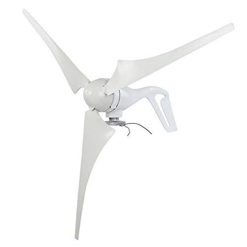 Windmühlengenerator, Windgenerator 100W 3PCS 580mm Aluminiumlegierung mit 1 X Körper 3 X Klingen 1 X Radnabe 1 X Verkleidung 1 X Schraubensatz für Elektrik(12V)