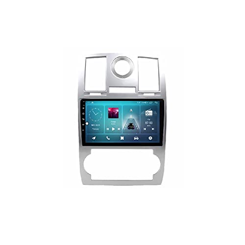 Android 11 Autoradio mit Navi für Chrysler 300C Aspen 2004-2008 9 Zoll Touch 2 Din Android Auto Bluetooth Radio mit Display Rückfahrkamera USB WiFi Mirror Link Canbus (Color : P2 4-Core 2G 32G)