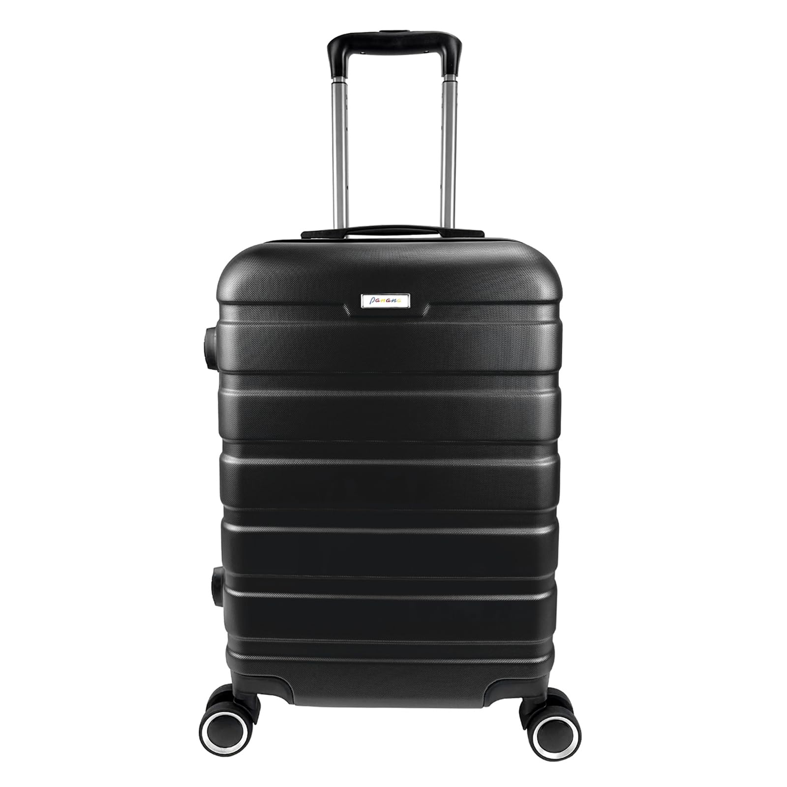 Panana Modernes Design, Hartschalenkabine, ABS-Koffer, mit 4 Spinnrollen, Gepäck-Trolley, Handgepäck, leicht, Schwarz, 28", Modern