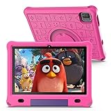Lipa WQ01 Kinder Tablet Rosa 10,1 Zoll - Kids Tablet - 64 GB Speicher - 3 GB Arbeitsspeicher - Großer Bildschirm - Mit vorinstallierter Spiele-Software - Play Store - Einstellbarer Kinderschutz