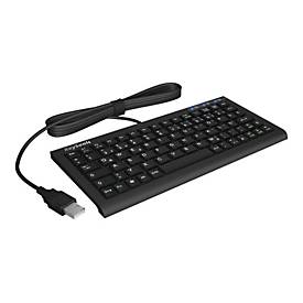 KeySonic ACK-3401U - Tastatur - Deutsch - mattschwarz