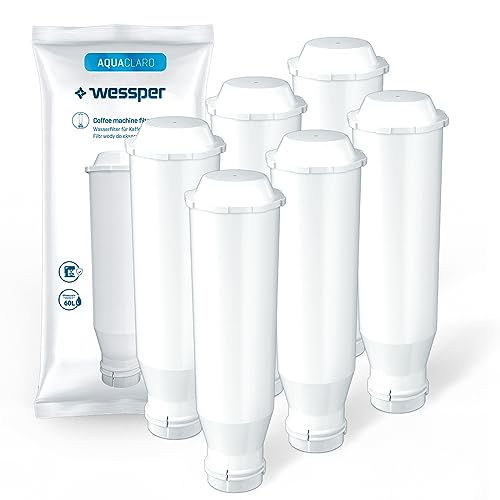 Wasserfilter kompatibel mit Krups F088 F 088, passt viele Modelle von Krups, Siemens, Bosch, AEG, Tefal, Neff, Gaggenau (6er Pack)