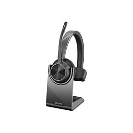 Poly Voyager 4310 - Headset - On-Ear - Bluetooth - kabellos, kabelgebunden - aktive Rauschunterdrückung