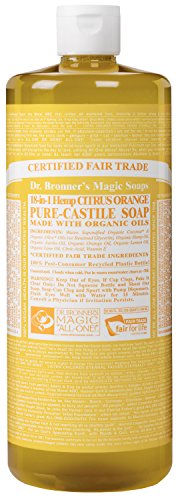 Dr. Bronner 's Magic Seifen 18 in 1 Hanf Citrus Orange Pure Castille Seife, 32-O (japan import)