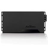 AXTON A401: Leistungsstarker 4-Kanal Verstärker fürs Auto, 4 x 100 Watt, Class-D Digital Endstufe mit High-Level Eingängen, geeignet für Fahrzeuge mit Start/Stopp Automatik