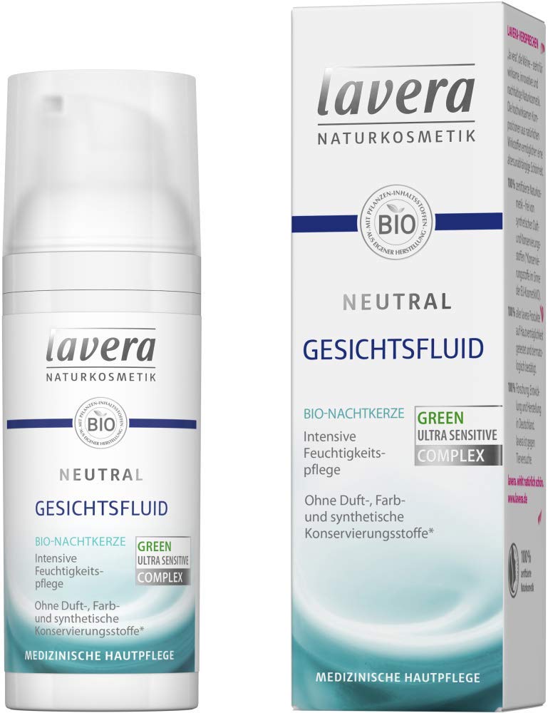 Lavera Gesichtsfluid Neutral Bio-Nachtkerze 3er Pack (3 x 50ml)