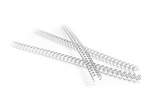 Pavo Premium Drahtbinderücken A4, 14.3 mm, 3:1 Teilung, 100-er Pack, 101-125 Blatt, weiß