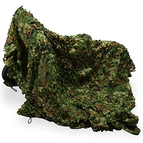 Estink Camouflage-Netz, leicht, schnelltrocknend, militärisches Netz, Abdeckung aus Oxford-Stoff für Jagd, Camping oder Spielzeug für Kinder (3 x 5 m)