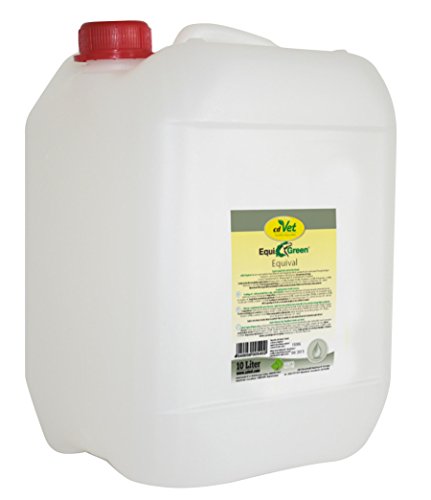 cdVet Naturprodukte EquiGreen Equival 10 Liter - Pferde - Versorgung mit essentiellen Fettsäuren - Energieträger - kaltgepresst -Nachtkerzenöl + Weizenkeimöl + Kürbiskernöl + Arganöl - Gesundheit -