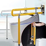 Klappbarer WC Aufstehhilfe Aufstehhilfe Haltegriff Sicherheitsgriff 60CM Sicherheitsgestelle für Toiletten Alter Menschen