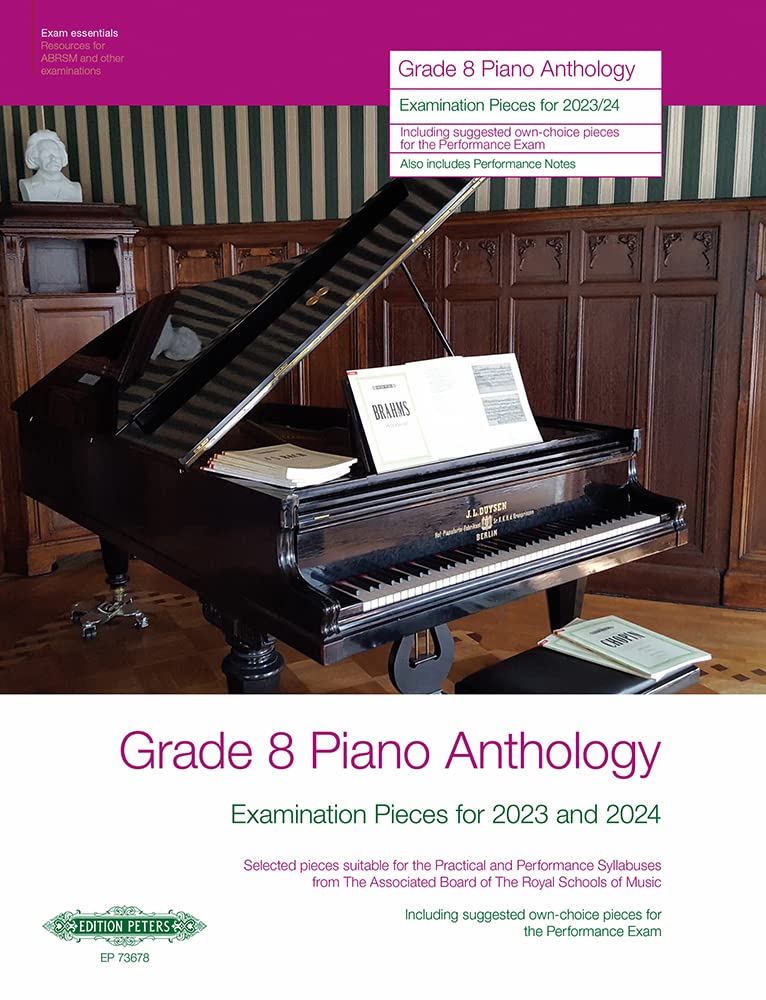 Grade 8: Piano Anthology - Examination Pieces for 2023 and 2024- (Performance Notes by Norman Beedie): Sammelband für Klavier