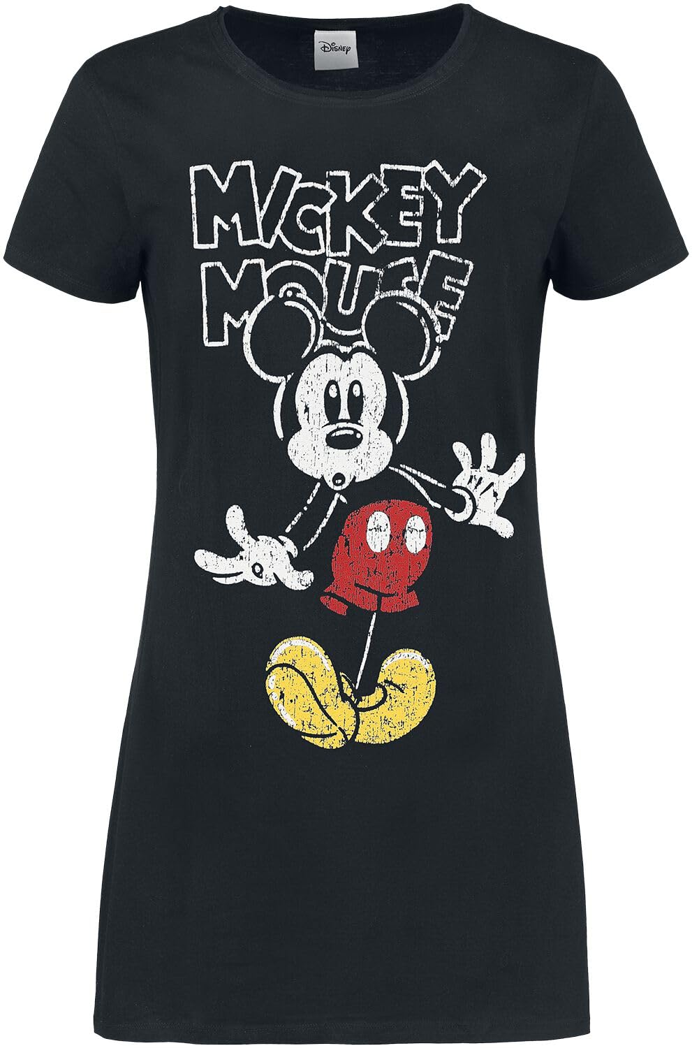 Mickey Mouse Frauen Kurzes Kleid schwarz XL