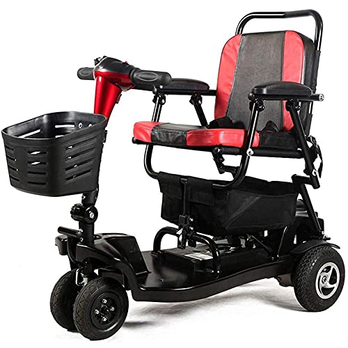 SLRMKK Rollstuhl Leichte Räder Elektroroller für Erwachsene Power Mobility Scooter Heavy Duty Senioren Reiseroller Schönes Zuhause