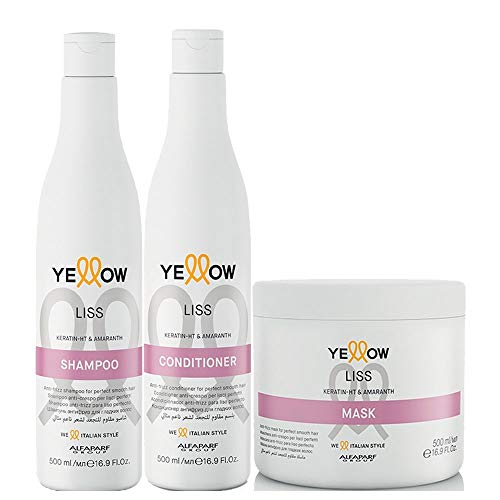 Alfaparf Yellow Liss Kit Healthy Smooth, spendet Feuchtigkeit und pflegt