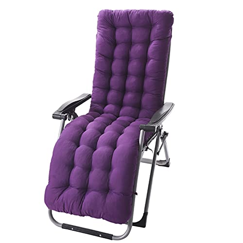 Relaxstühle Sitzkissen Stuhlkissen Dick 8 cm, Weich Gartenstuhl Auflage Hochlehner, Waschbar Liegenauflage für Gartenmöbel (ohne Stuhl)