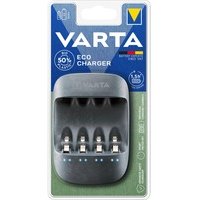 VARTA Tisch-Ladegerät , ECO CHARGER, , inkl. 4x Mignon AA