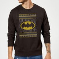 DC Batman Knit Weihnachtspullover - Schwarz - L
