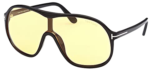 Tom Ford Sonnenbrille FT0964 Drew 01E Herren Sonnenbrille Farbe Schwarz Braun Glasgröße 0 mm