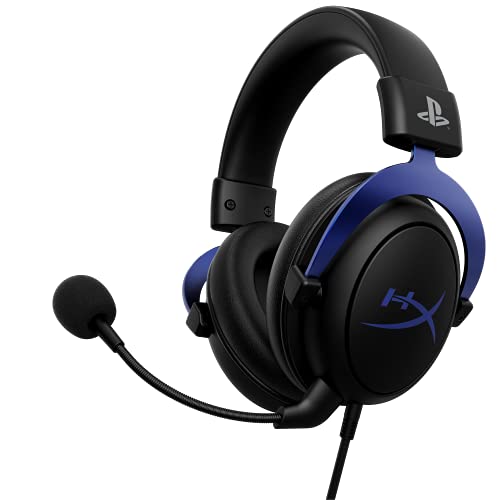 Kingston Technology HyperX Cloud – Auriculares para Jugadores von PS5 und PS4 – Negro, Azul