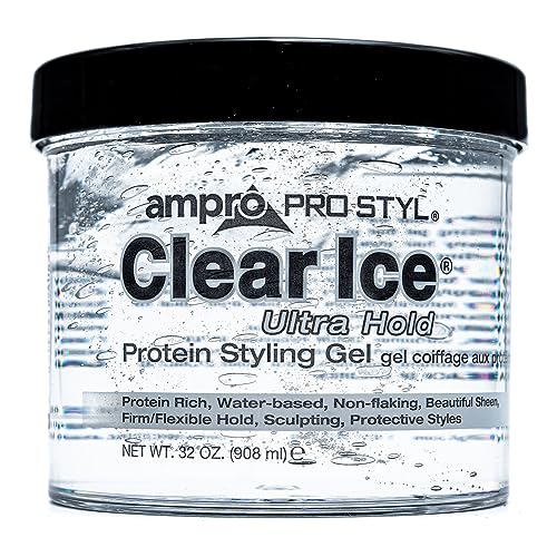 Ampro Pro-Styl Protein Gel Clear Ice Ultra-Hold 946 ml (Haargel)