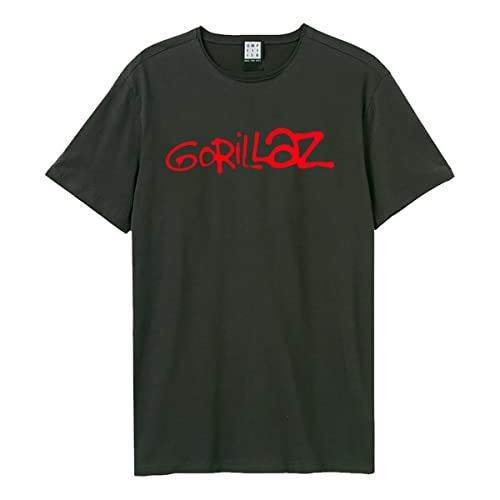 Gorillaz Amplified Collection - Logo Männer T-Shirt Charcoal XL