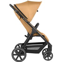 ABC Design Alltagsbuggy Avus – Handlicher und komfortabler Buggy für den Alltag mit flacher Liegeposition und kompaktem Faltmaß mit Transportsicherung – ab Geburt bis 22 kg (honey)