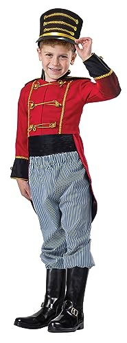Dress Up America Nussknacker-Kostüm für Jungen - Spielzeug-Soldat Uniform Dress Up für Kinder