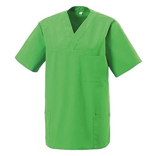 EXNER Unisex Schlupf-Kasack, OP-Kasack, Hosen-Kasack, Farbe lemongreen Größe XL