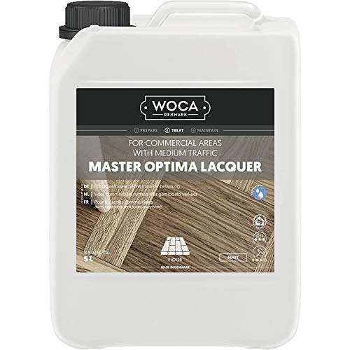 WOCA Master Optima Lacquer, Seidenmatt/Glanz 20, 5 Liter