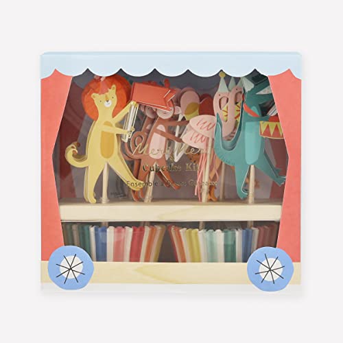 Meri Meri Animal Parade Cupcake-Set, 24 Stück