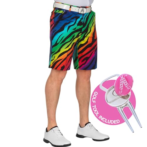 Royal & Awesome Herren Golf Shorts - Wild Ones