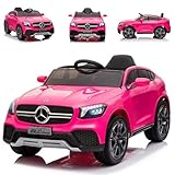 Kinder Elektroauto Mercedes GLC Elektro-Autos pink/rosa