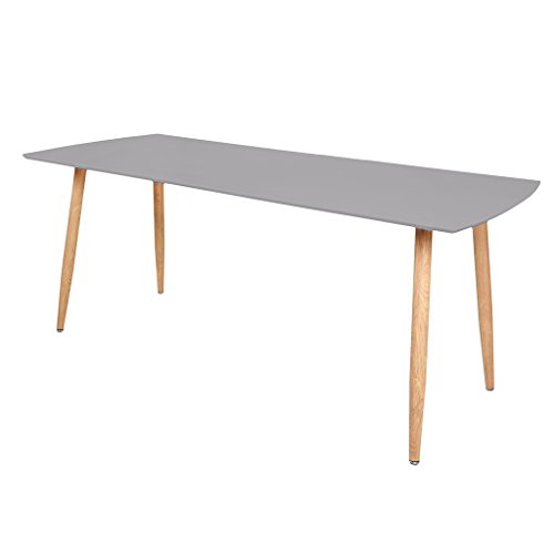 Zons Tisch, grau, 140/180x80xH75cm