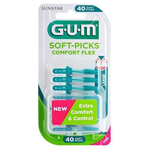 Gum Soft-Picks Comfort Flex large 40 Stück Packung, 6er Pack (6 x 40 Stück)