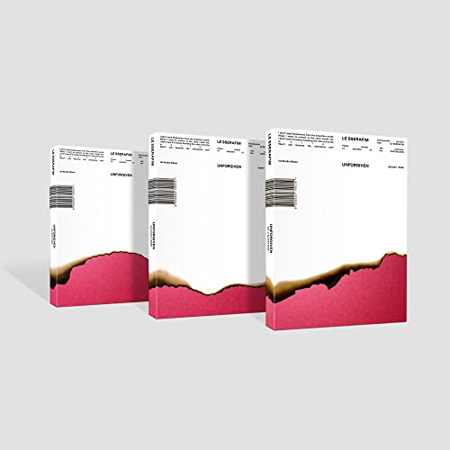 LE SSERAFIM - UNFORGIVEN 1st Studio Album+Store Gift (3 ver. SET)