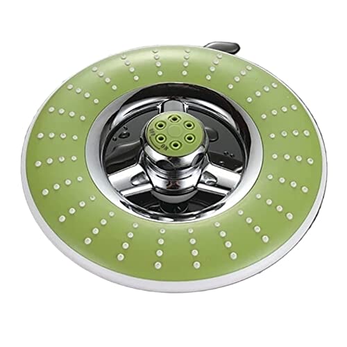 Chrom-Druck-Badezimmer-Handbrause, grüner wassersparender Handduschkopf, Badewannendusche