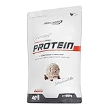 Best Body Nutrition Gourmet Premium Pro Protein, Stracciatella, 4 Komponenten Protein Shake: Caseinat, Whey Konzentrat, Whey Isolat, Eiprotein, 1 kg Zipp Beutel