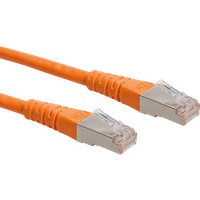 ROLINE S/FTP LAN Kabel Cat 6 | Ethernet Netzwerkkabel mit RJ45 Stecker | Gelb 15 m
