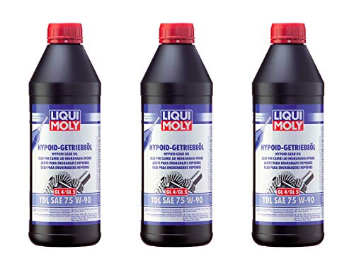 ILODA 3X Original Liqui Moly 1L Hypoid-Getriebeöl (GL4/5) TDL SAE 75W-90 Gear Oil 1407