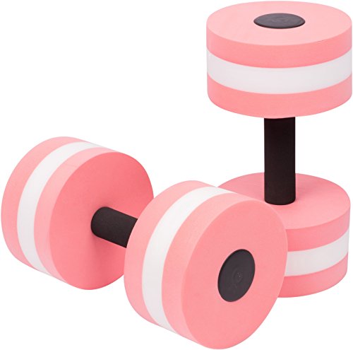 Markenzeichen Innovations Aquatic Übung Hanteln – Set von 2 – für Wasser Aerobic – by (Pink)