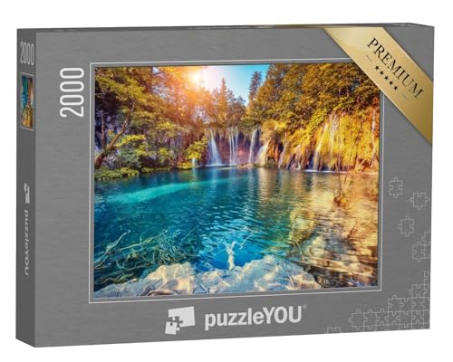 puzzleYOU: Puzzle 2000 Teile „Nationalpark Plitvicer Seen, Kroatien“