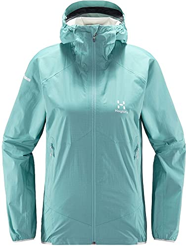 Haglöfs Regenjacke Frauen L.I.M Proof Multi Jacket wasserdicht, Winddicht, atmungsaktiv Glacier Green S S