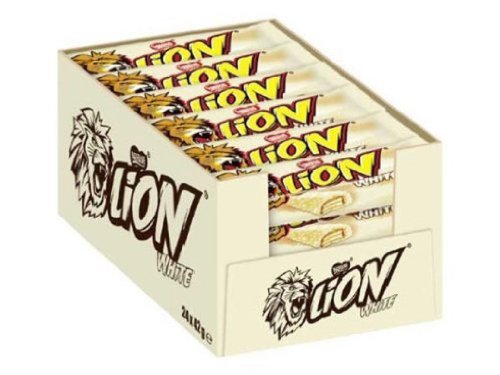 Lion White Einzelriegel, 4 x 24er Pack (24 x 42 g)